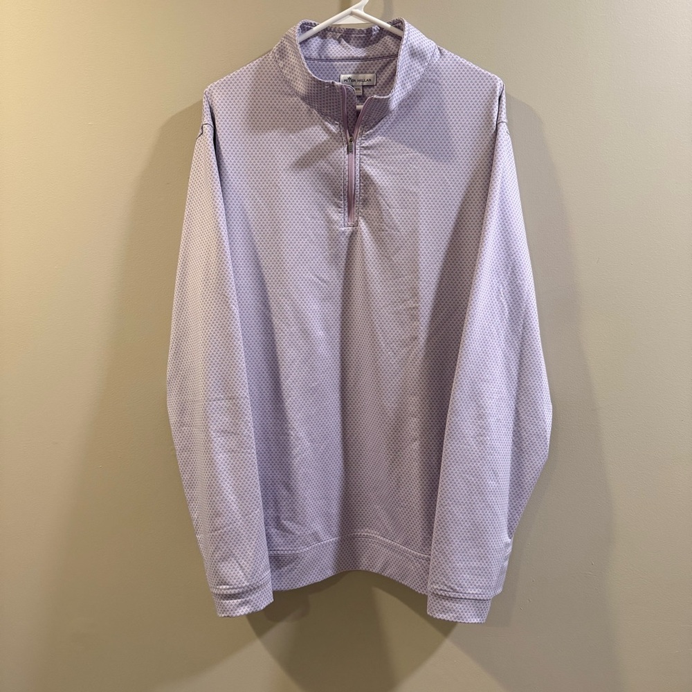 Peter Millar Lavender/Pink Patterned Pullover - image 1